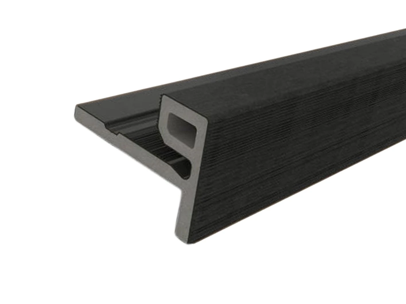Composiet Eindprofiel Zwart 7 x 5 cm (70 x 50 mm) - Lengte 300 cm - Afbeelding 1